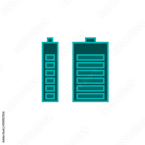 simple battery icon power energy charge indicator minimal design