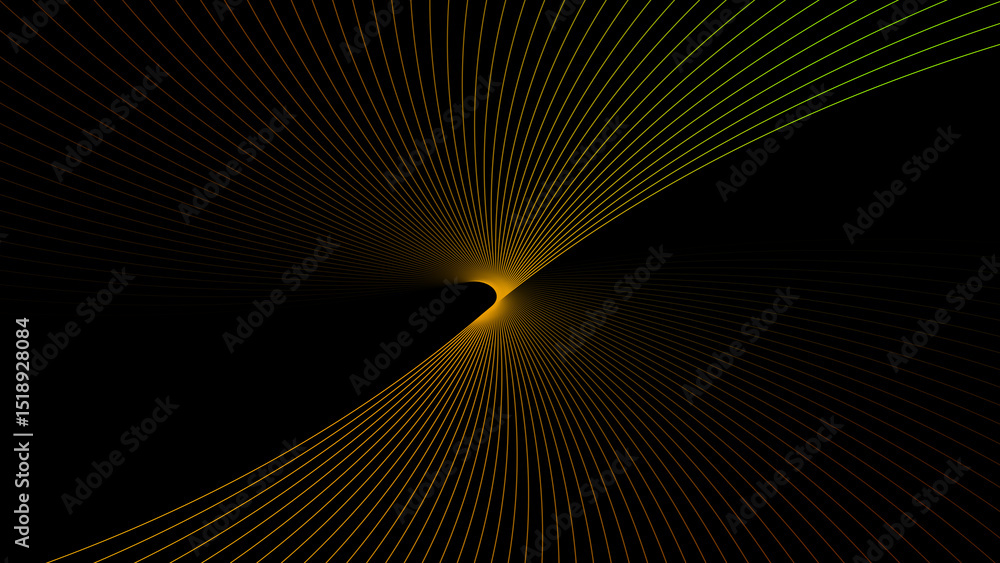 Naklejka premium Rainbow colorful swirl line movement illustration. colorful pattern wavy line motion background. Artistic geometric line with colorful gradient background. 4k illustration. 