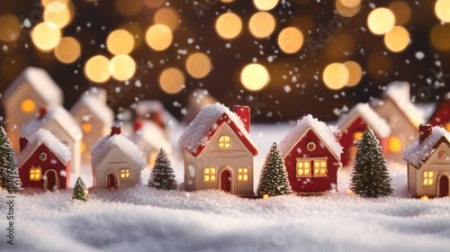 Enchanted Winter Village: A Christmas Eve Dream