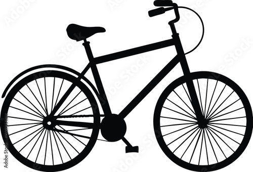 Cycle silhouette vector illustration