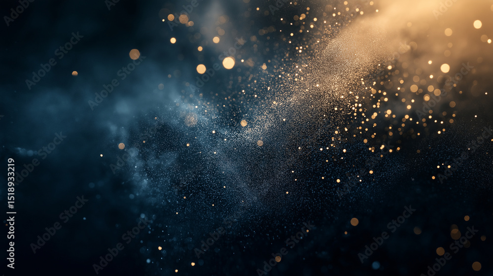 Soft gold and white sparkling dust floating in the air, perfect for magical, dreamy, holiday, elegant, and luxury-themed backgrounds or overlays. Soft gold and white sparkling dust floating in the air, perfect for magical, dreamy, holiday, elegant, and luxury-themed backgrounds or overlays.