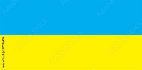 Ukraine Flag Illustration
