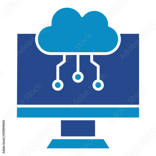 Edge Device Icon Element For Design