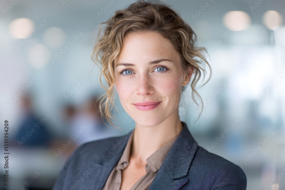 Confident Smiling Businesswoman A Portrait Of A Professional Woman Confident Smiling Businesswoman A Portrait Of A Professional Woman