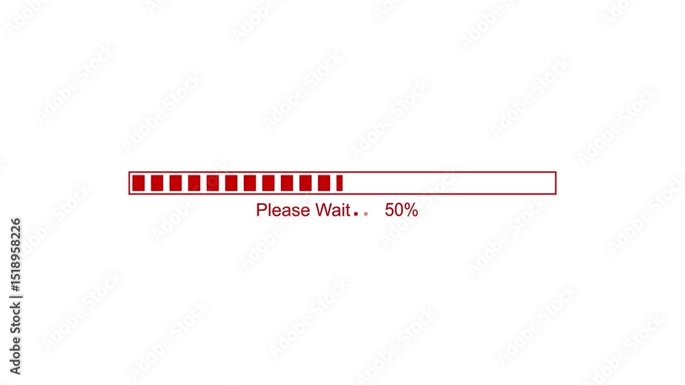 Continuous Loading Video Loading Screen wit Progress Bar Animation, Loading Bar Animation in ...