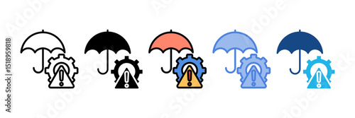 Mitigation Icon Element For Design