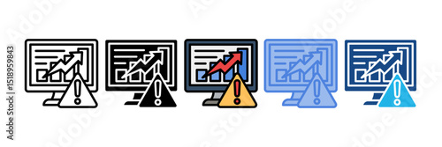 Monitoring Icon Element For Design