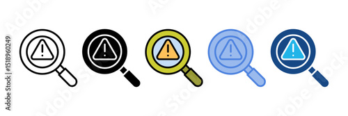 Investigation Icon Element For Design