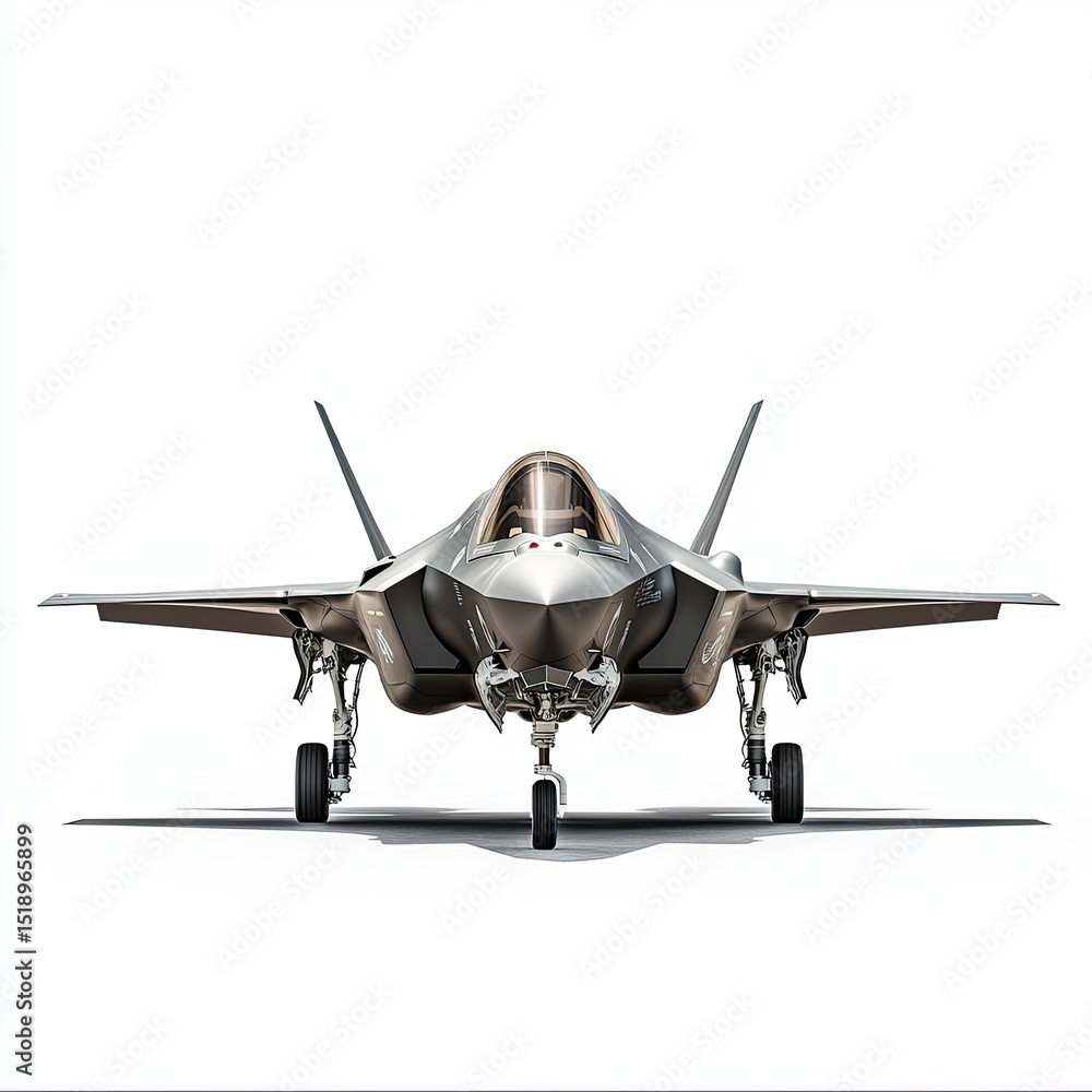 Fototapeta premium F-35 Army Fighter jet flying