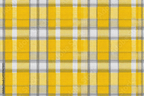 Yellow Plaid Canvas Pattern