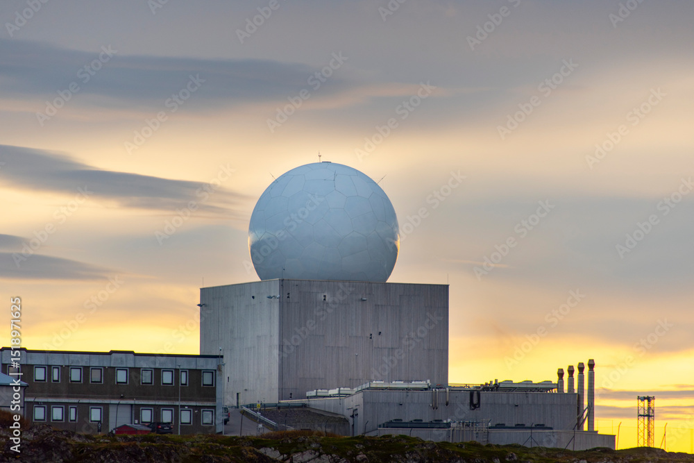 Fototapeta premium Radar System in Vardo - Norway