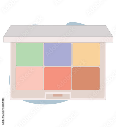 Eyeshadow palette. Eyeshadow Palette package, 