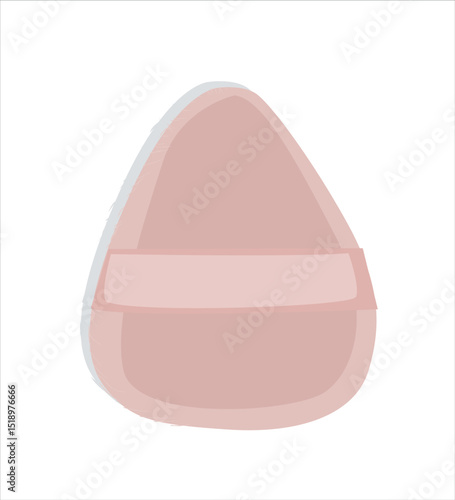  pink makeup sponge blenders. triangular shaped facial sponge