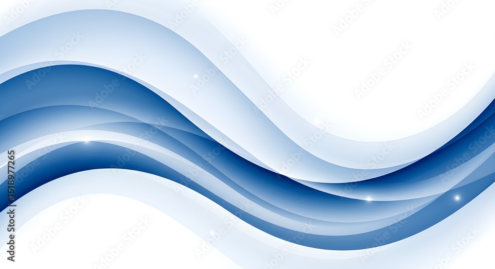 Dynamic Blue Waves on White Background
Dynamic Blue Waves on White Background