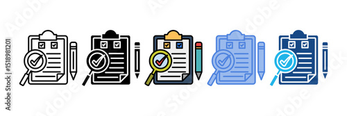 Audit Icon Element For Design
