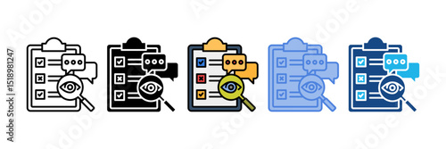 Review Icon Element For Design