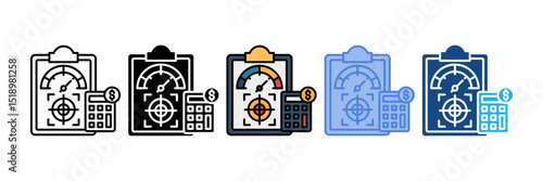 Gauge Icon Element For Design