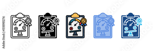 Benchmark Icon Element For Design