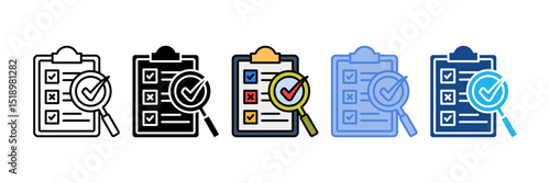 Examine Icon Element For Design