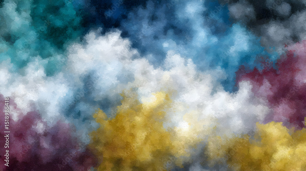 Fototapeta premium chaos with sharp contrasts and fragmented forms blending into abstract harmony