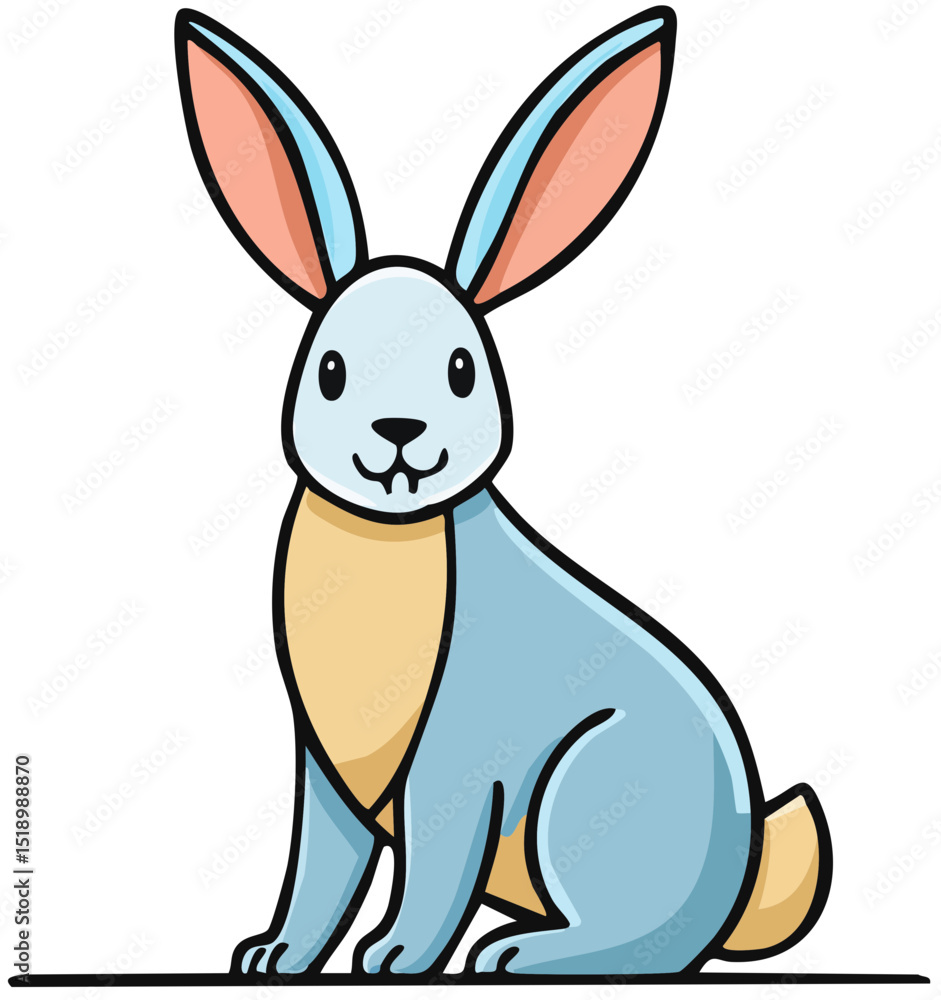 Fototapeta premium Happy Little Hare