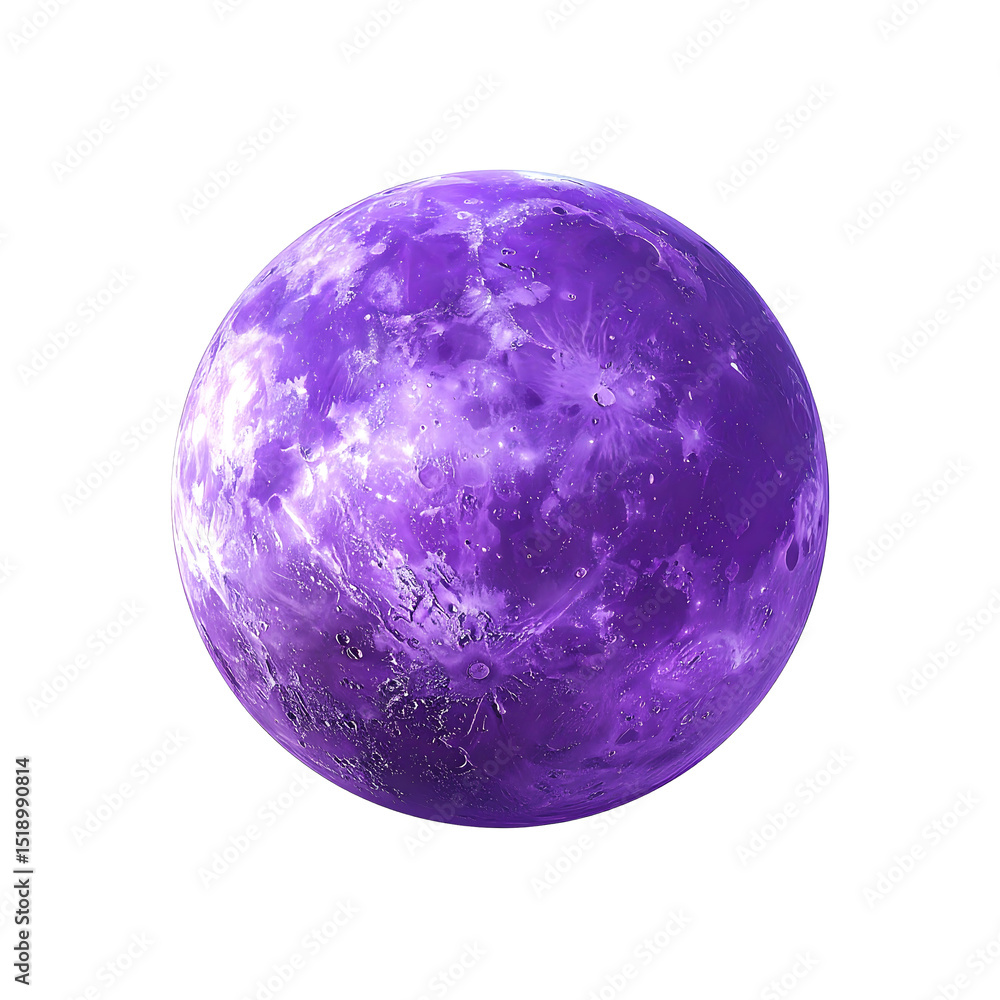Stunning purple alien planet cosmic space background on transparent background Stunning purple alien planet cosmic space background on transparent background