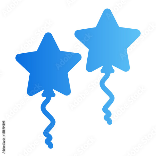 star ballon Gradient icon