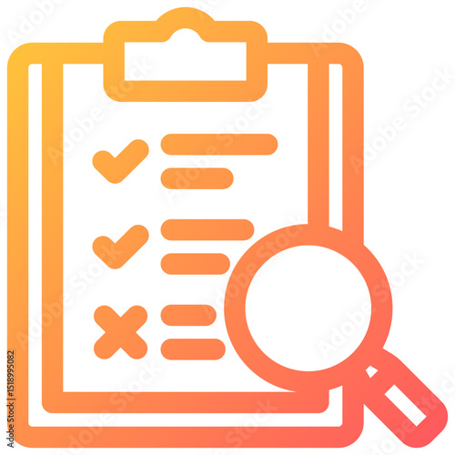 Assessment icon symbol. Vector illustration.