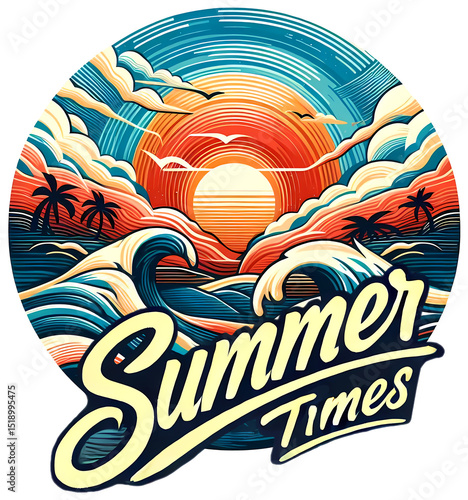 Summer Times, typography