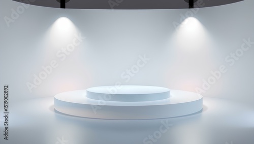 3d Render Product Stage Podium