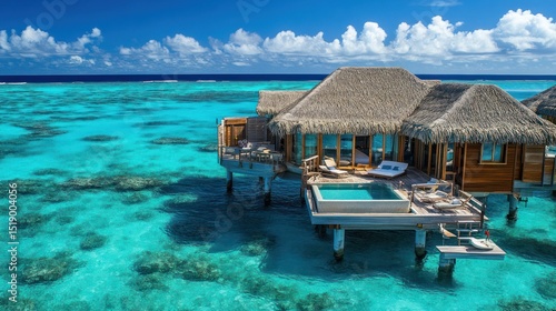 Luxury Overwater Bungalow in Tropical Paradise