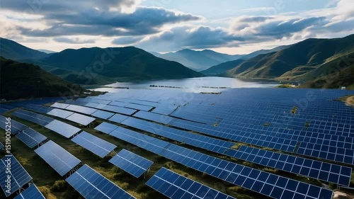 Solar photovoltaic power tower-type lava tower