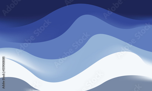 wave blue sky background