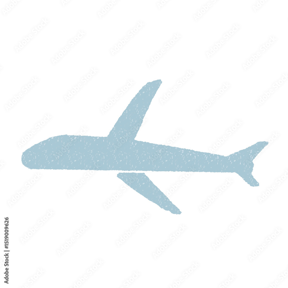 Naklejka premium 飛行機のフラットタッチイラスト