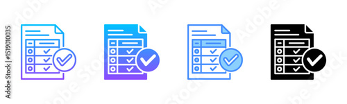 Result Multi Style Icon Set