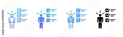 Proficiency Multi Style Icon Set