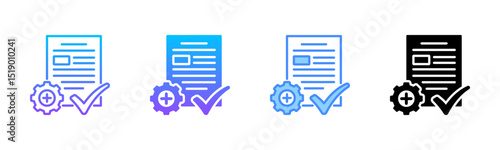 Competency Multi Style Icon Set