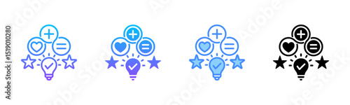 Intelligence Multi Style Icon Set