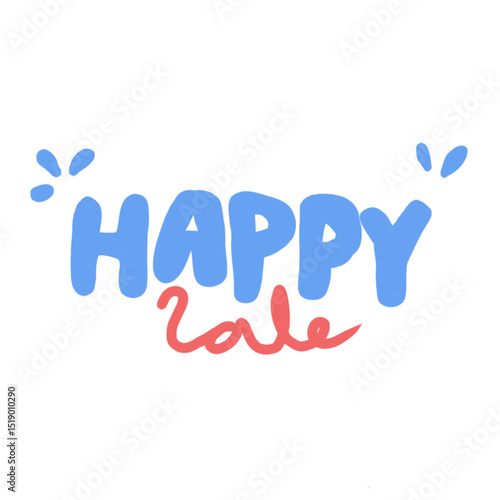 happy sale text