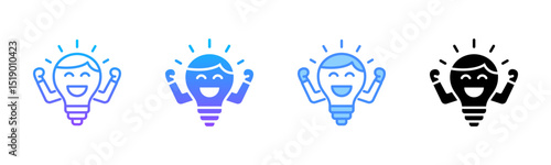 Knowledge Multi Style Icon Set