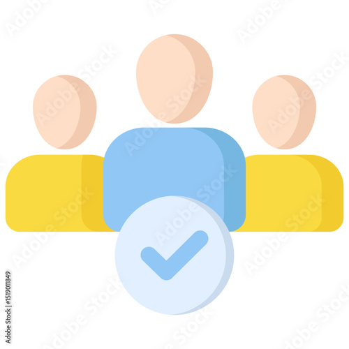 Shortlist icon symbol. Vector illustration.