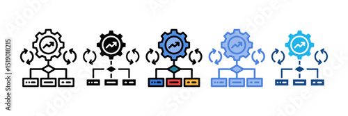 Workflow Icon Element For Design