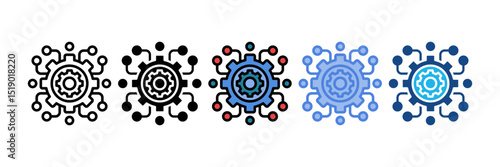 Integration Icon Element For Design