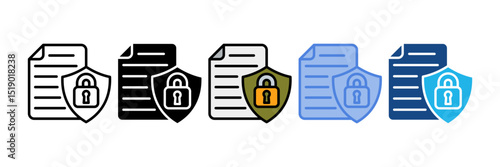 Encryption Icon Element For Design