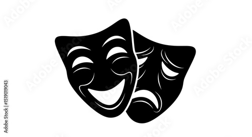 Comedy and Tragedy Masks a Symbolic Representation