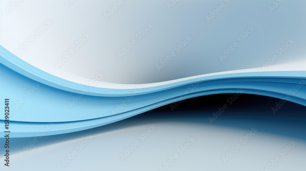Fototapeta premium Abstract light blue background
