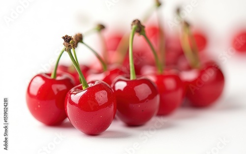 Wallpaper Mural A lot of red ripe cherries close up Torontodigital.ca