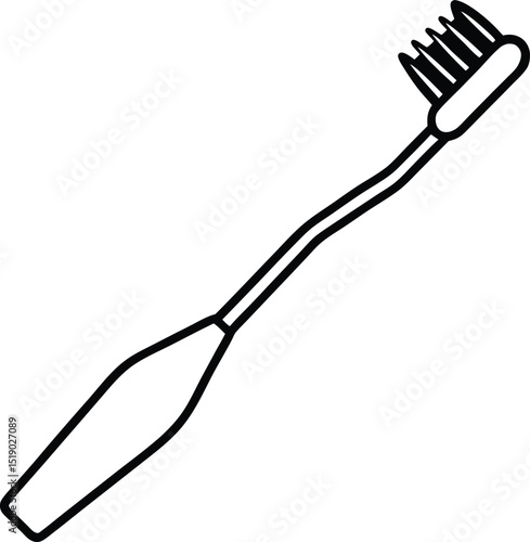 Electric toothbrush teeth icon Simple illustration of Electric toothbrush teeth vector icon for web design isolated on white background | Premium Vector
