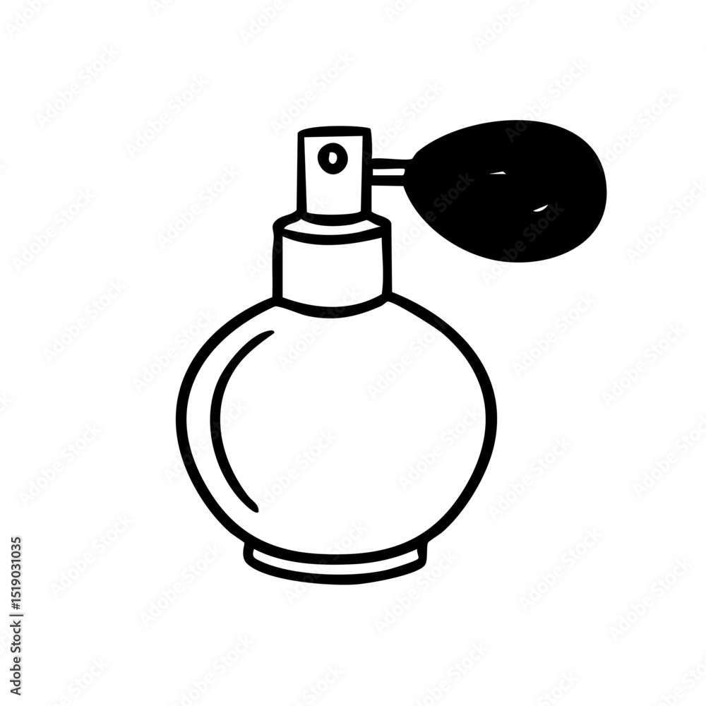香水 線画 手書き 香水 線画 手書き