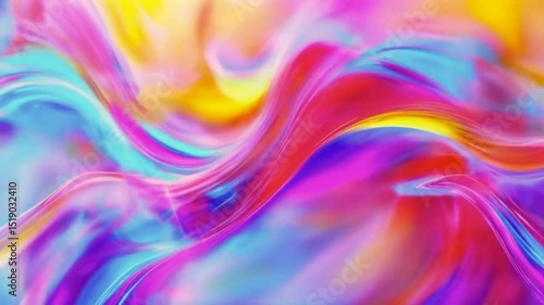 Wallpaper Mural Abstract colorful wavy background. Torontodigital.ca